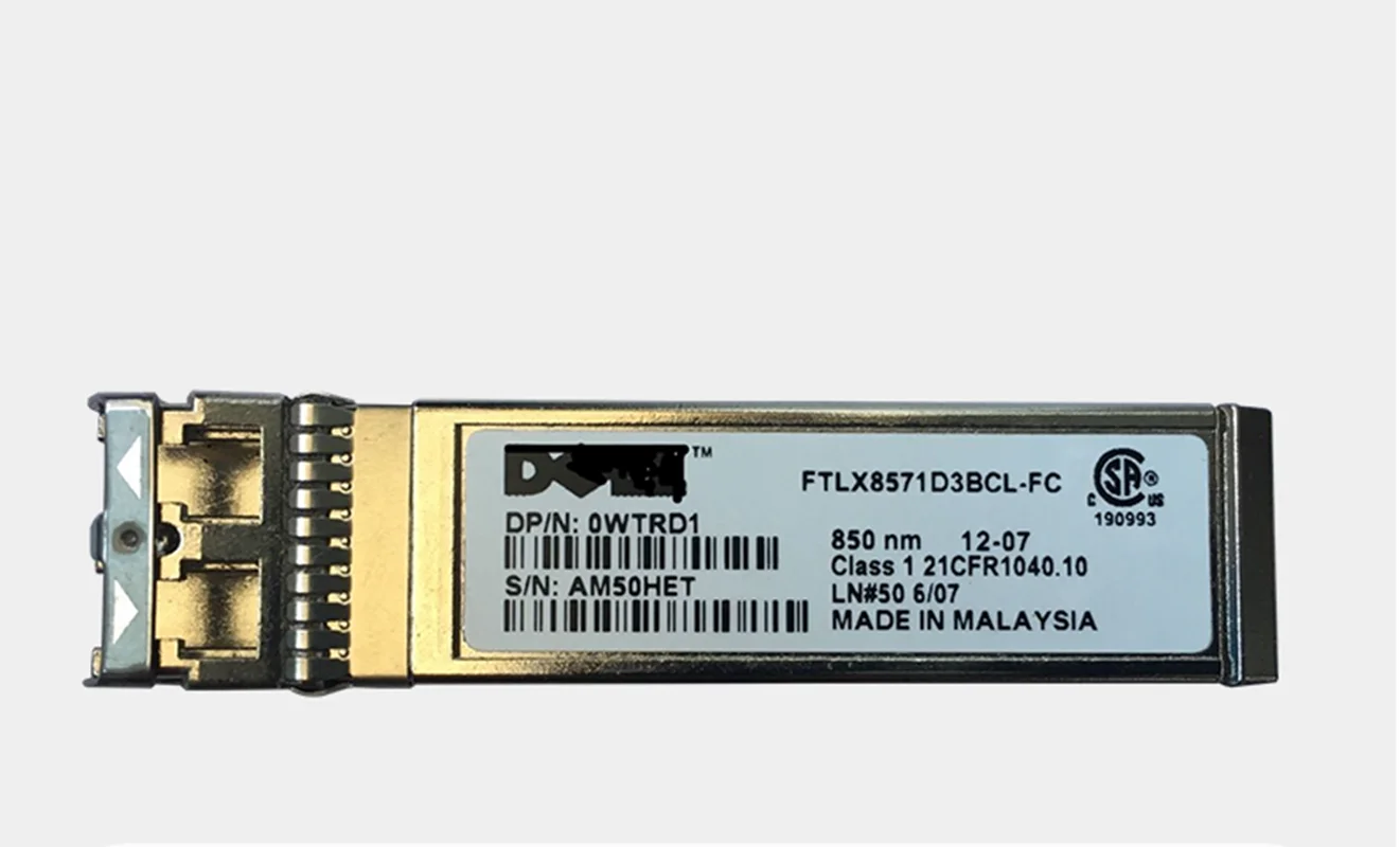 

FTLX8571D3BCL-FC Transciever Module 0WTRD1 N743D 10G SFP+ SR 850NM