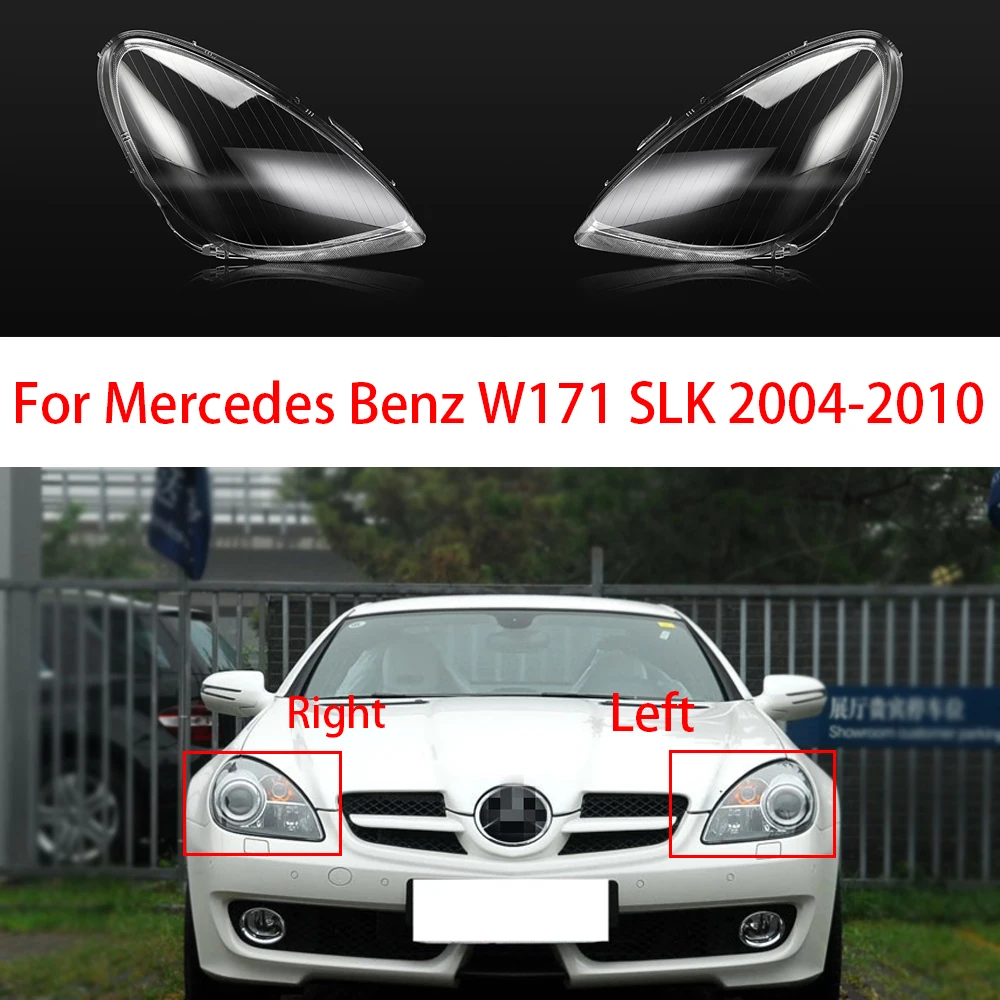 Для Benz SLK SLK280 SLK300 SLK350 2004-2010 крышка автомобильных фар прозрачный абажур корпус фары