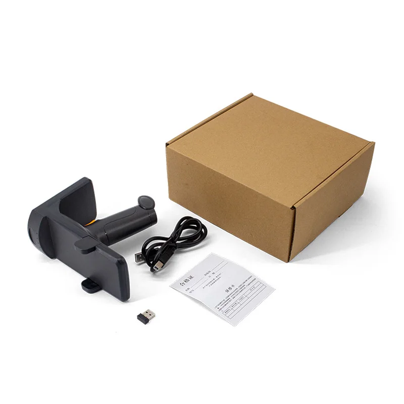 free shippng UHF handheld  barcode scanner RFID  6C 915 reader USB wired / Wireless 2.4g / Bluetooth enlarge