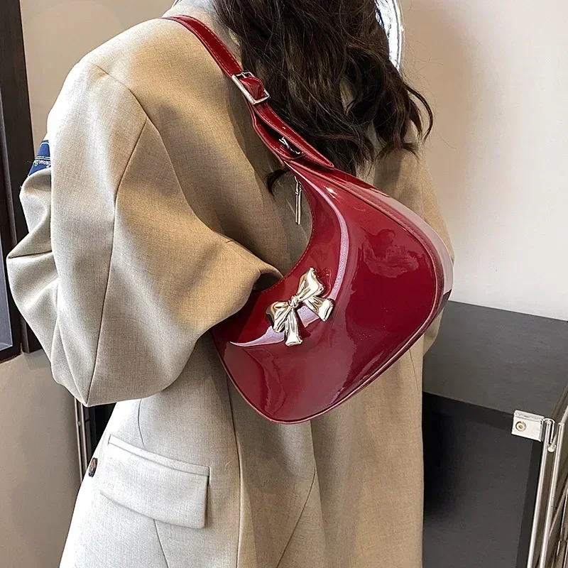 Роскошная женская сумка на плечо 2024 летняя подмышки кошелек из искусственной