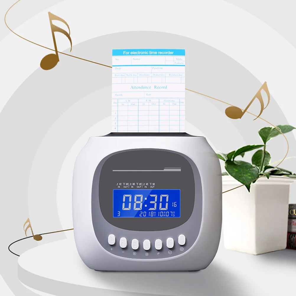 200 листов часов английские карты посещаемости карты-регистраторы для поездок на