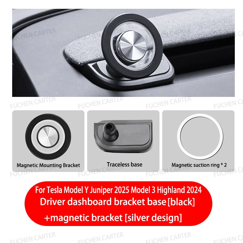 

Мощный Магнитный Регулируемый Держатель Для Телефона В Автомобиль Для Tesla Model Y Model 3 Highland - 2024-2025