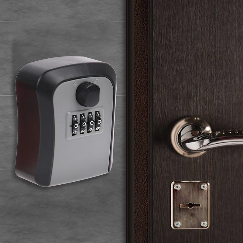 

Умный кодовый замок для ключей, водонепроницаемый уличный Сейф для ключей с 4 цифрами, пароли