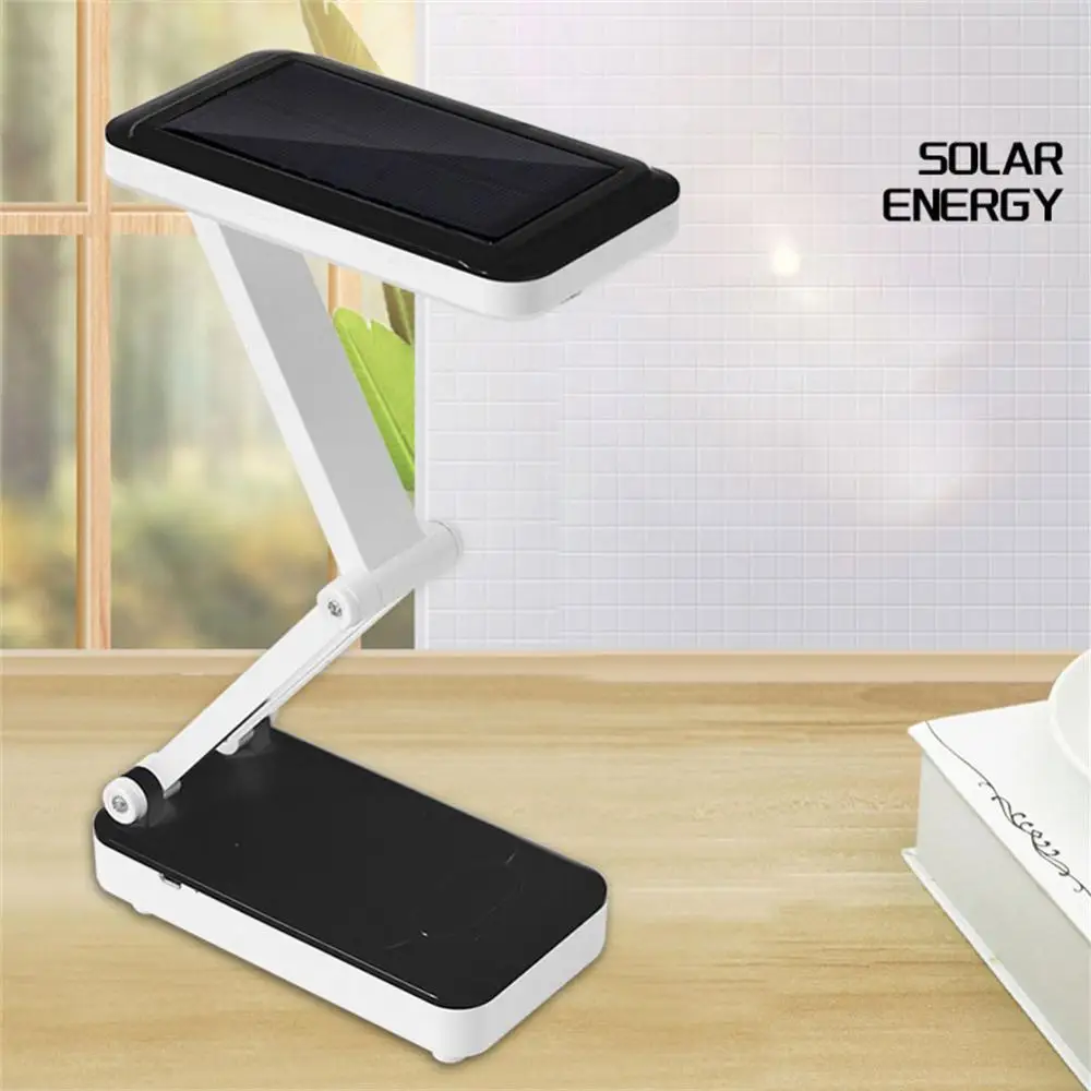 

Led Table Lamp Solar Battery Rechargeable Foldable Desk Lamps With 26LEDs Adjustable LED Night Light For Reading Indoor Lighting