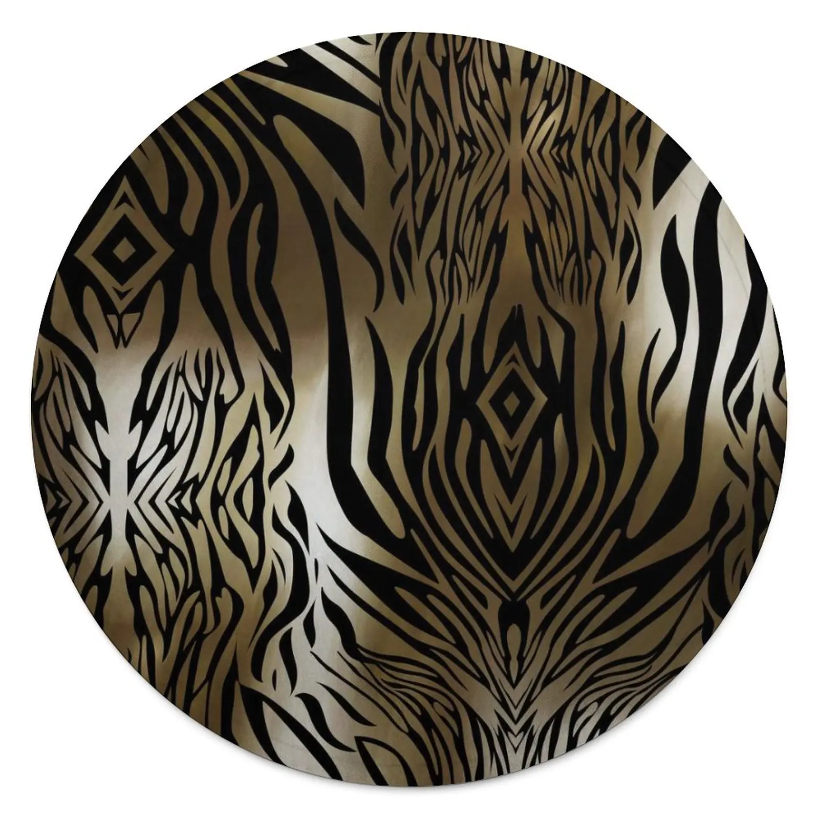 

Классическое Одеяло с принтом тигра модное меховое пушистое круглое покрывало флисовое мягкое одеяло для дивана