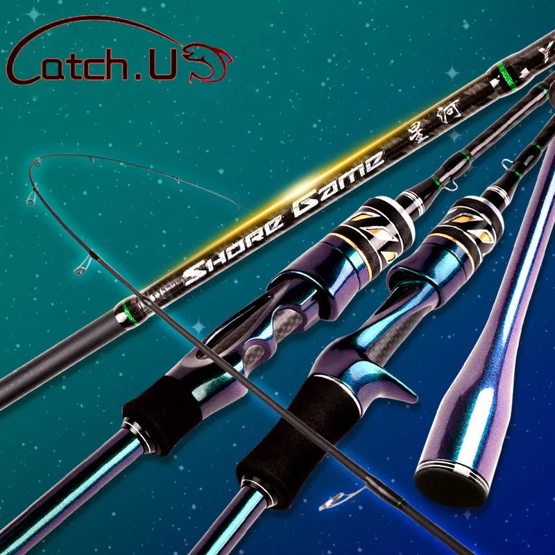 

Carbon Fiber Ultra Light Fishing Rod Spinning/casting Pole 1.5-1.8m Solid Top Bait WT 2-8g Line WT 2-6LB Fast Trout Fishing Rods
