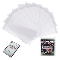 100pcs ps3 cd game case resealable sleeve opp plastic bags instruction booklet sleeves for sony ps3 manual storage accessories
