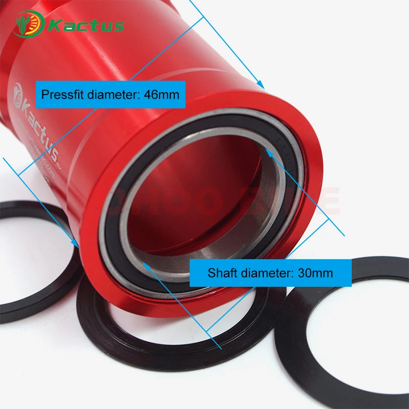 

KACTUS TECH PRESSFIT BB 30 CERAMIC BEARING BICYCLE BOTTOM BRACKET ROAD MTB MOUNTAIN BIKE PRESS FIT BOTTOM BRACKET BICYCLE PARTS