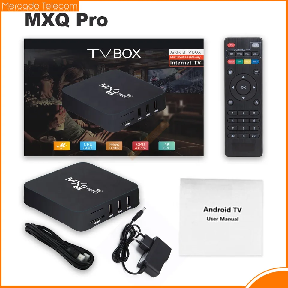 

ТВ-приставка MXQ PRO 4K, Android 11,1, MXQ PRO RK3128, медиаплеер 1 + 8 Гб, Wi-Fi 2,4 ГГц, четырехъядерный мультимедийный плеер, ТВ-приставка