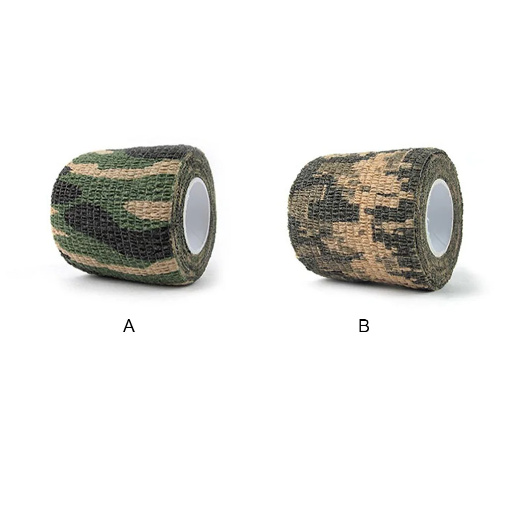 

Wrap Self Adhesive Outdoor Camouflage Tape Non-woven Fabric Backpacking Traceless Bandage Protector Jungle Camouflage