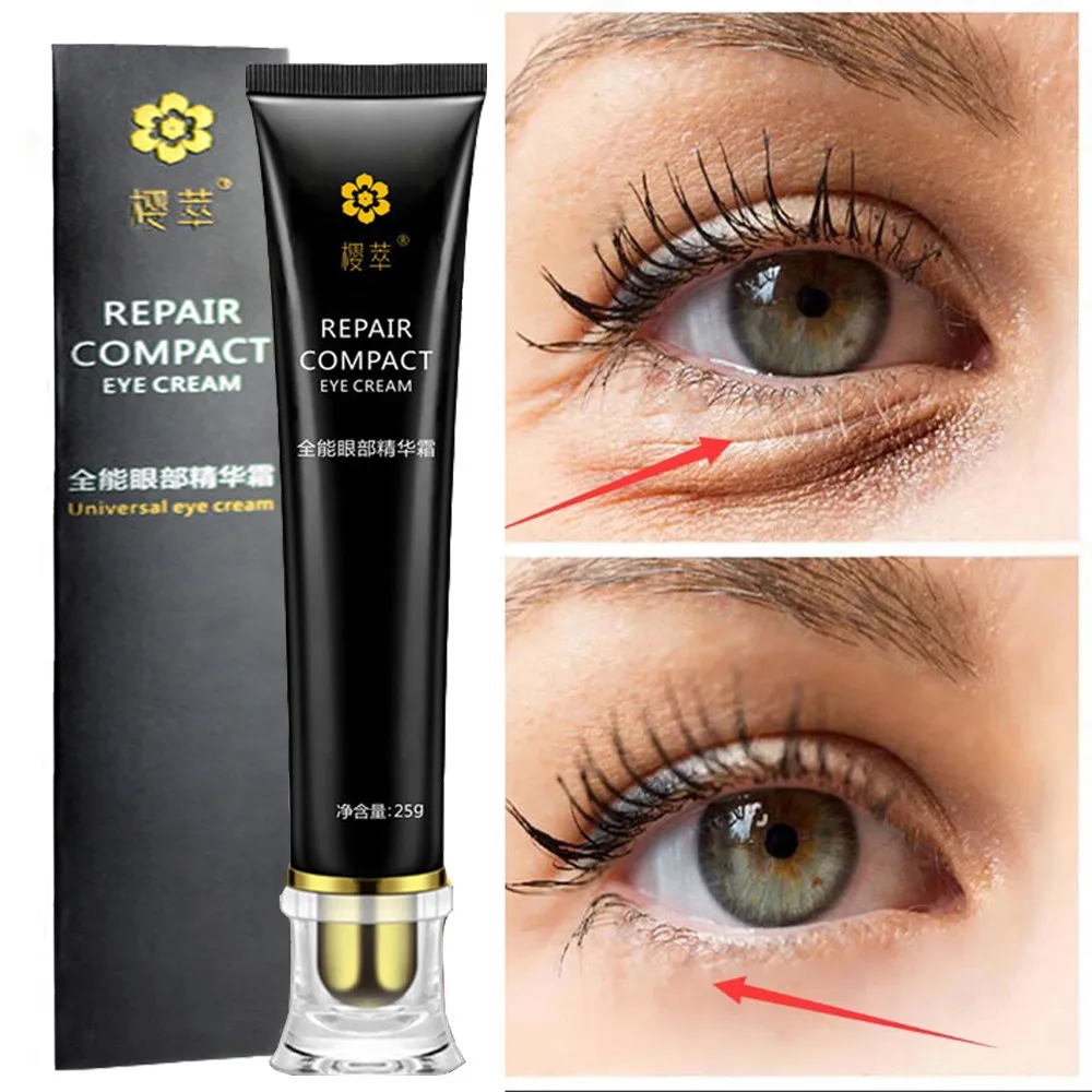 

Moisturizing Anti Dark Circle Eye Cream Remove Eye Bags Wrinkle Anti Aging Serum Lighten Fine Lines Puffiness Eye Brighten 25g