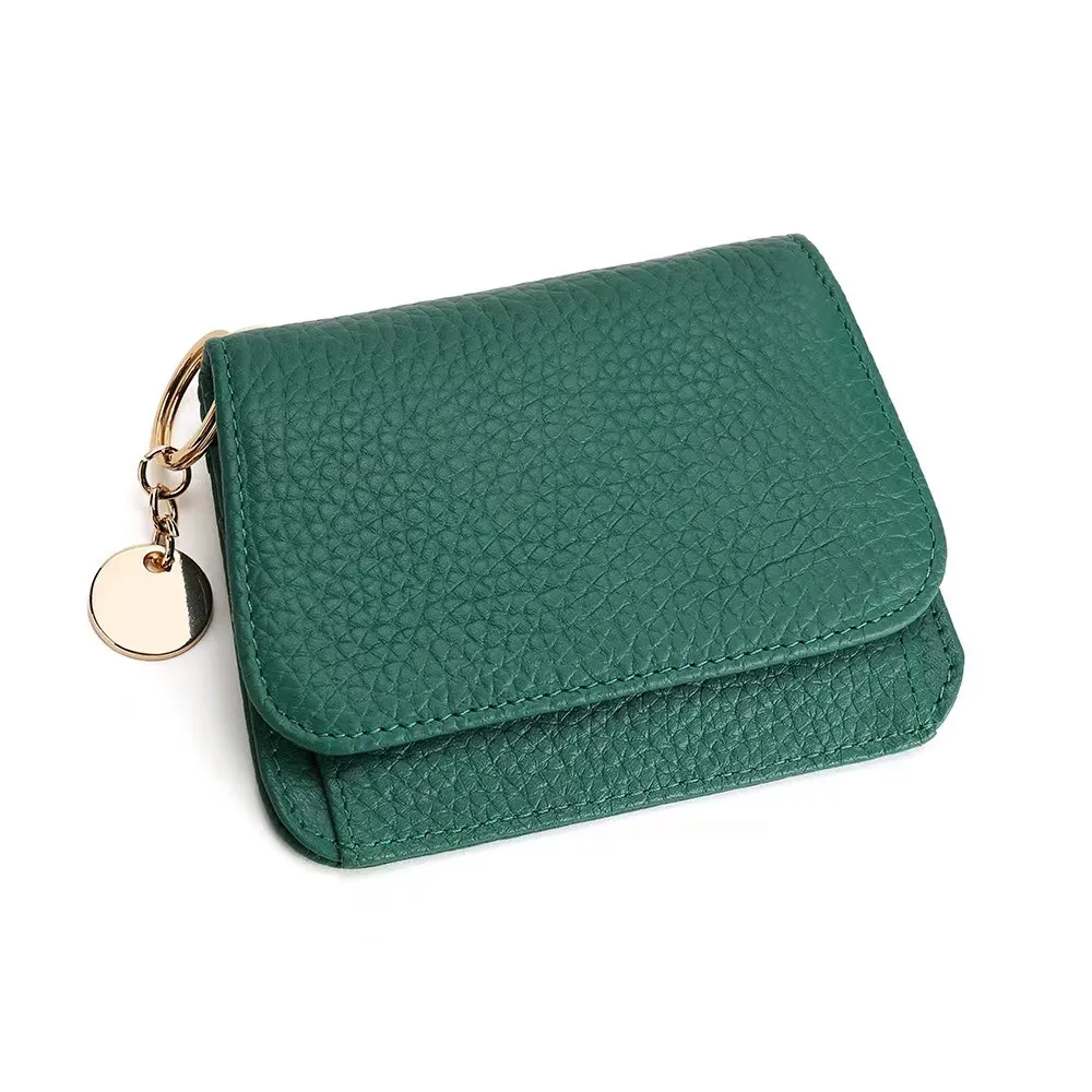 

Genuine Leather Women Wallet Fashion Cute Women's Wallet Small Zipper Coin Wallet Female Short Leather Women Purse Card Wallet