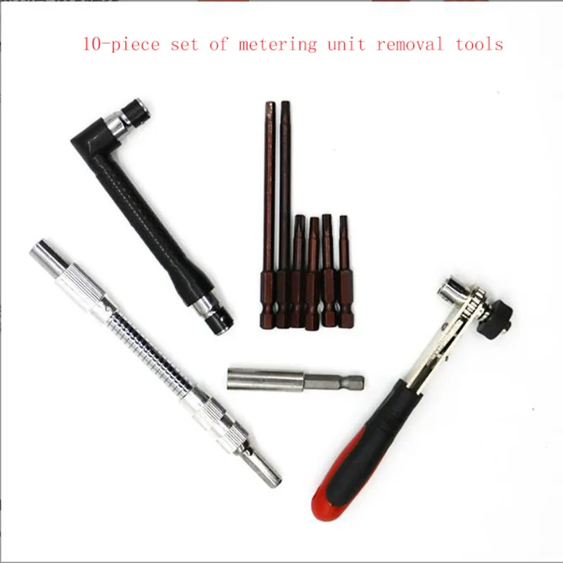 

Vehicle Disassembly Metering Unit Tool 10/14-piece set Metering Unit Disassembly Tool For Diesel Vehicle Metering Valve