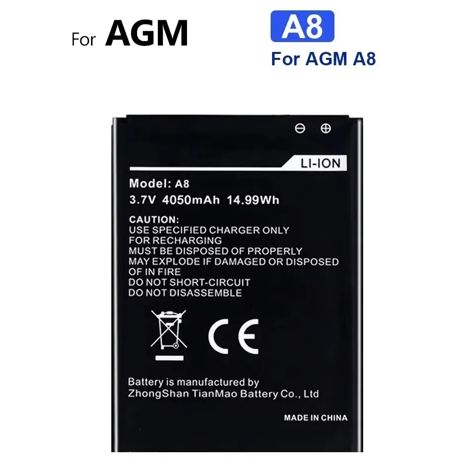 Battery for AGM X1 / X2 SE A8 A1Q H3 H1 A9 H2 A10 M5 Mobile Phone