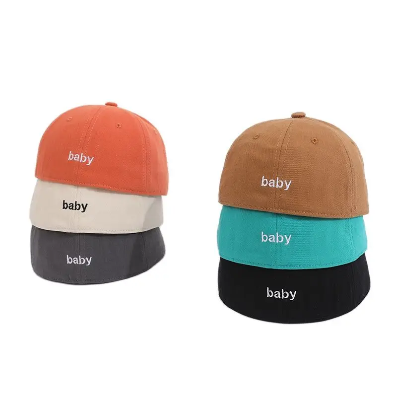 

Doitbest 2022 Boy Kid Docker Cap Brimless Hat Autumn Girl Beanie Hats Cotton Solid BABY Letters Child Landlord Sailor Melon Caps