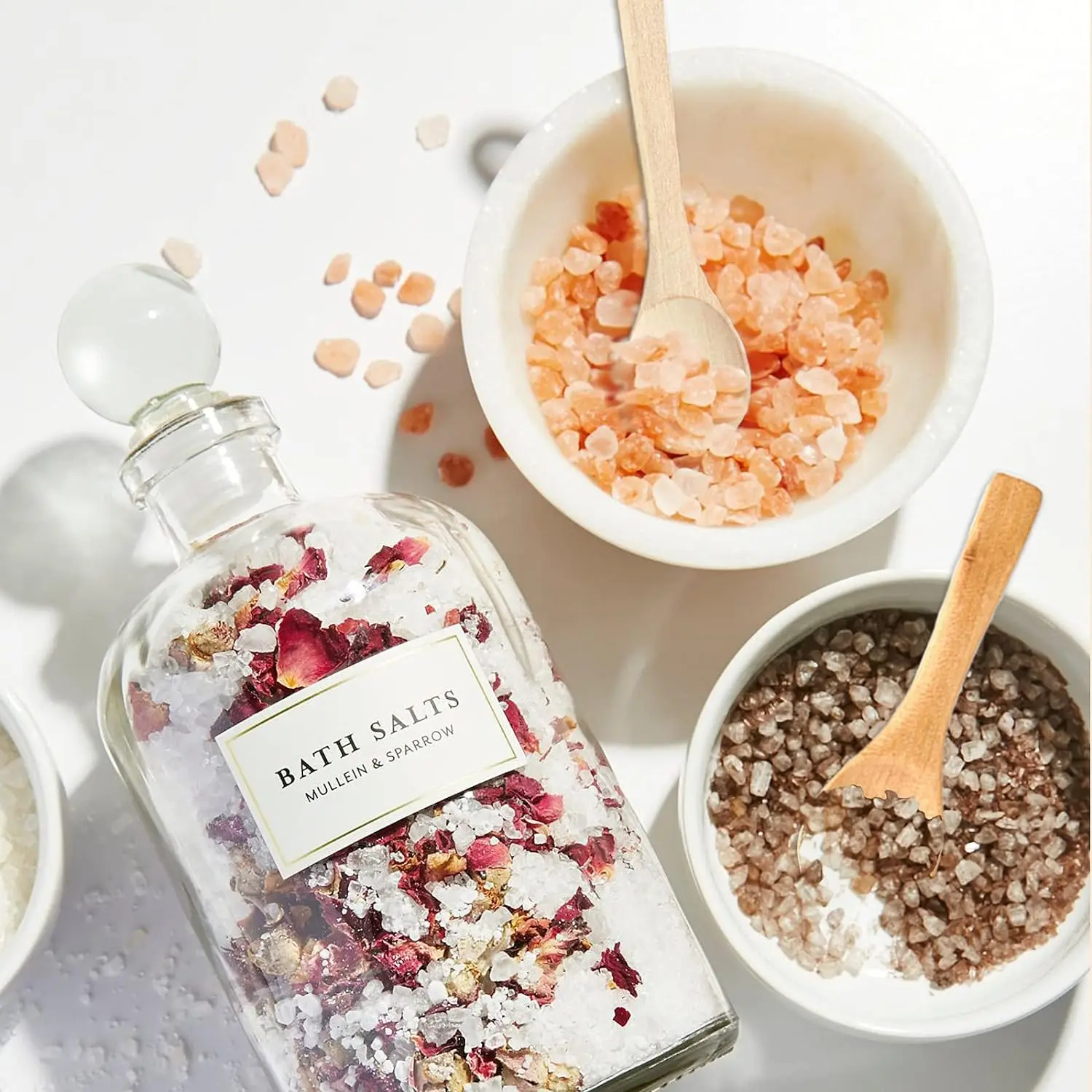 50 шт. деревянные мини-ложки для скраба тела сахарных крабов специй мороженого