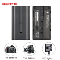 soonpho video light lithium battery np f550 f750 f970 2200mah 4400mah 6600mah for sony camera l112t p20 photography fill light