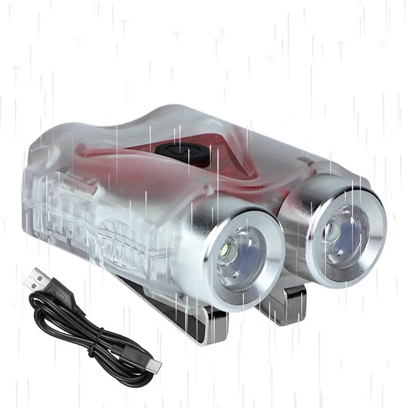 

Hat Light Hat Visor Headlamp Waterproof Hat Clip Head Hat Light Portable Hat Light Flashlight Headlamp For Night Fishing Cycling