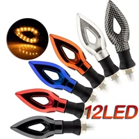 2pcs universal motorcycle turn signals light 12v taillight waterproof indicator lamp scooters rear lights lamp accessories led t