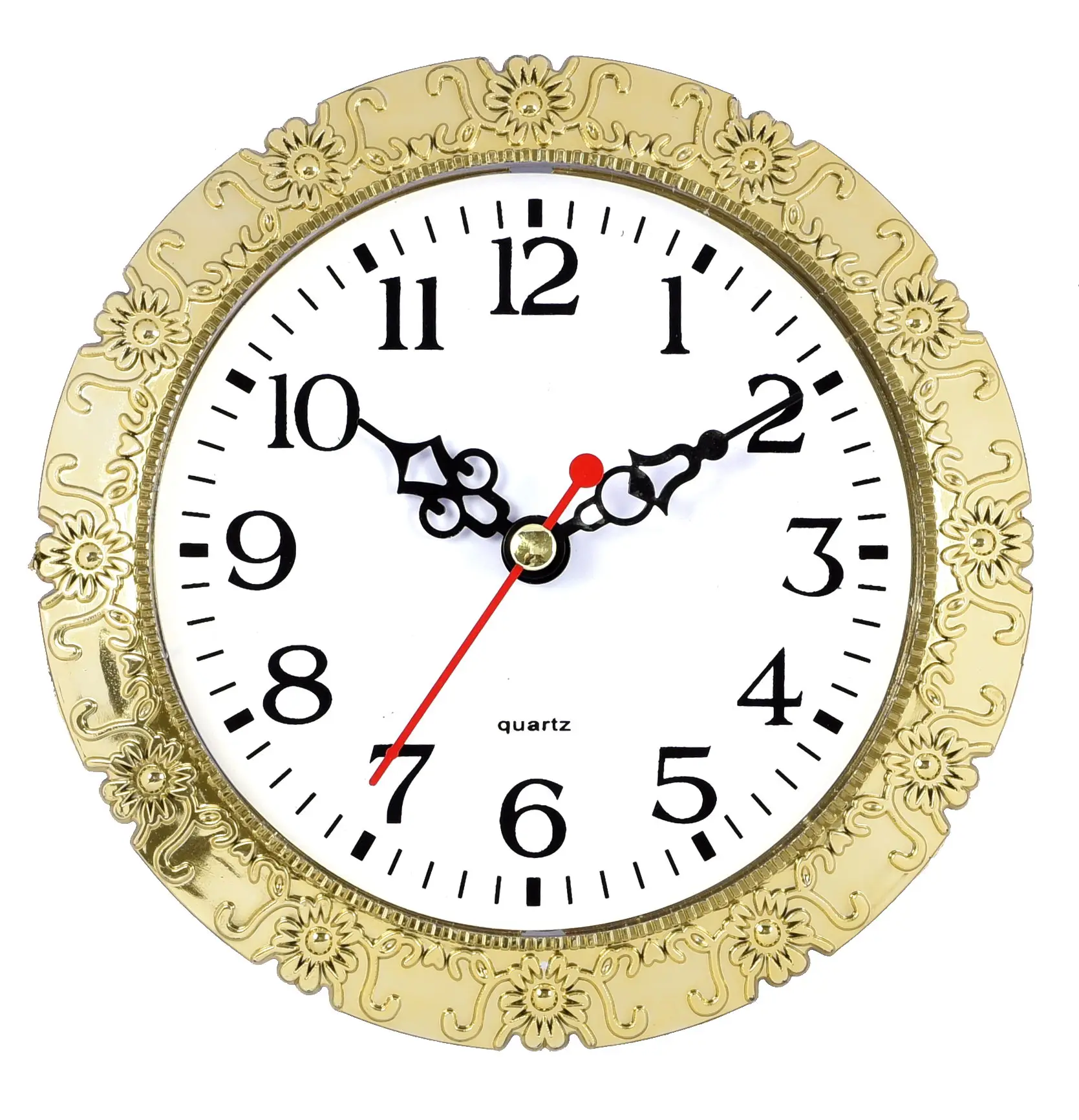 

Insert clock clock head 130mm(77A)clock parts Arabic number gold decorative antique border 5pcs/lot Free shipping,