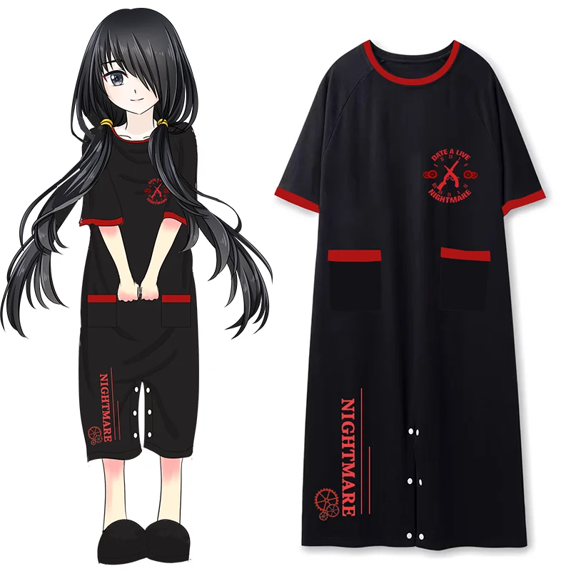 Пижамные комплекты Genshin Impact Xiao для косплея летняя одежда сна с мультяшным