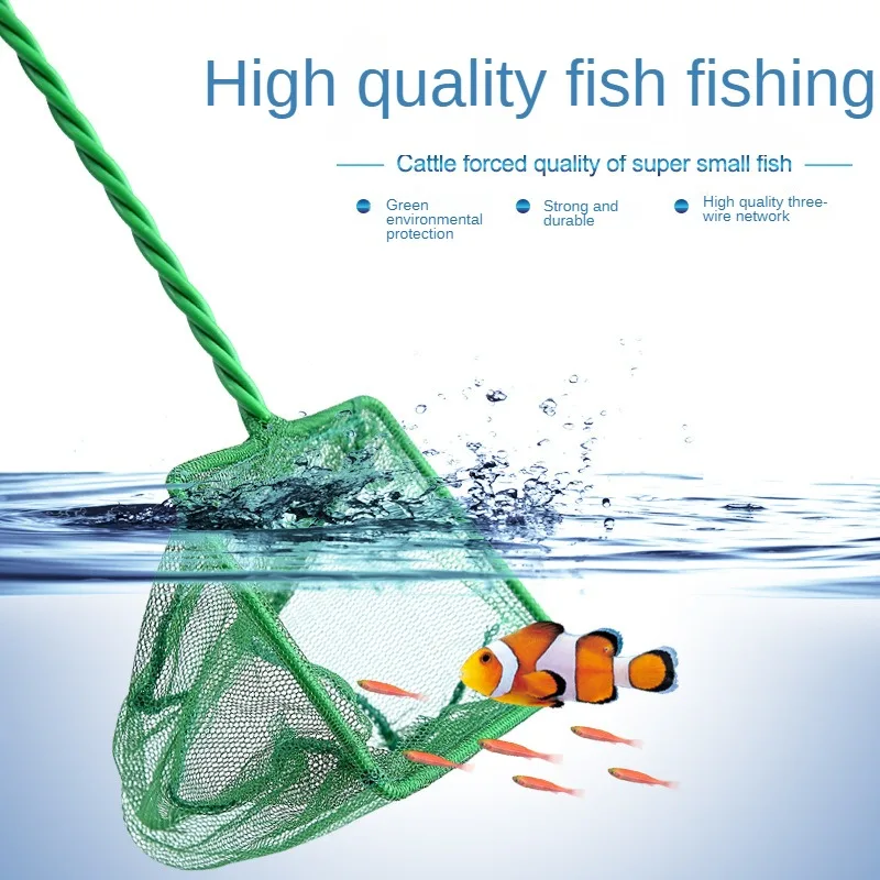 

Fish Floating Objects Cleaning Tool Aquarium Square Fishing Accessories Long Handle Portable Fish Tank Accessories Fishing Net