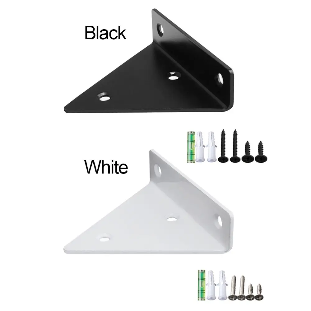 Storage Support Fixed Load bearing Hold Furniture Mount Triangle Bracket Wall Shelves Angle corner code |