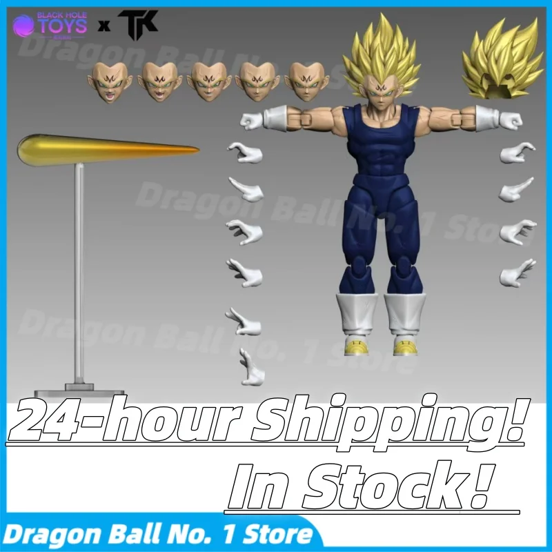 Фото Доставка в течение 24 часов! Игрушки Black Hole Toys & TK Dragon Ball SHF: Фигурка Супер Сайян Маджин Вегета в масштабе 1/12 – идеальный подарок №1