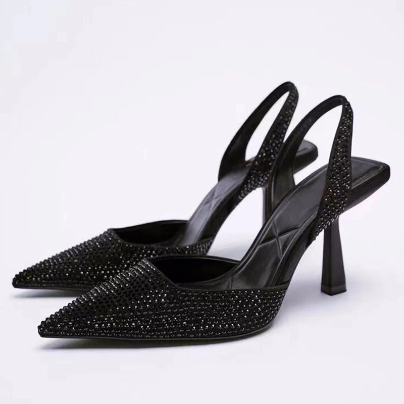 

Women Sandals Fashion Shoes Soft Shoes Woman Pointed Toe Casual Women's Sandals Elegant High Heel Beach Zapatos De Mujer Pumps