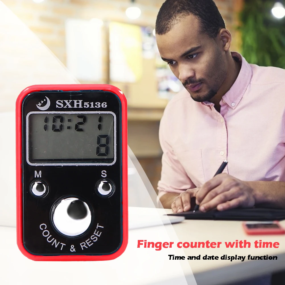 

Mini Finger Counter LCD Electronic Instrument Time Display Digital Tally Counter
