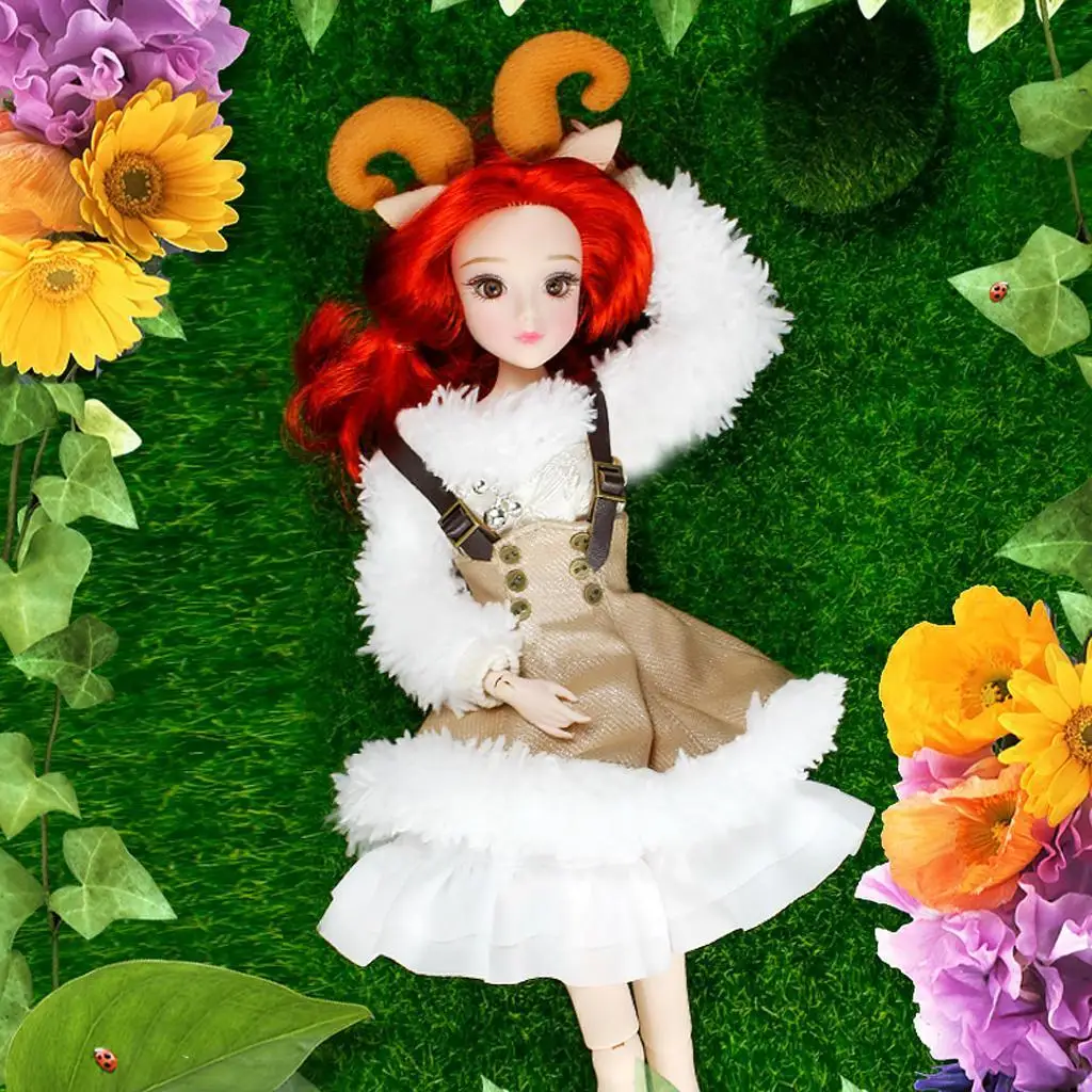 

Fashion 30cm 14 Joints Aries Constellation Costumed Doll Adult Collections