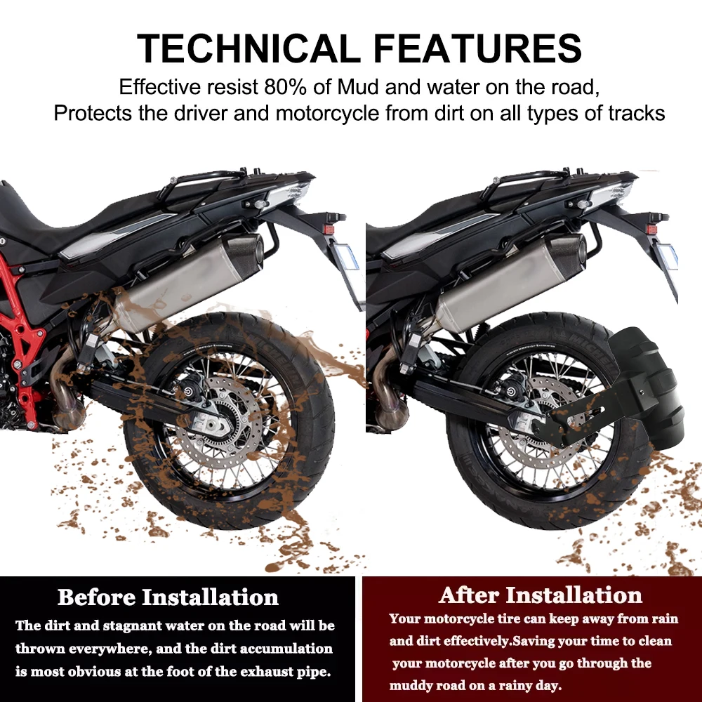 Брызговик для BMW F800GS F800R F700GS F650GS 2008-2016 2017 F 800 GS/R |