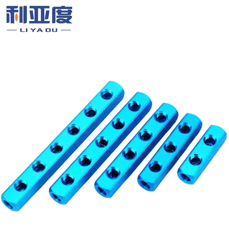 1/4 PT Thread Versatile Pneumatic Manifold Splitter with Qui