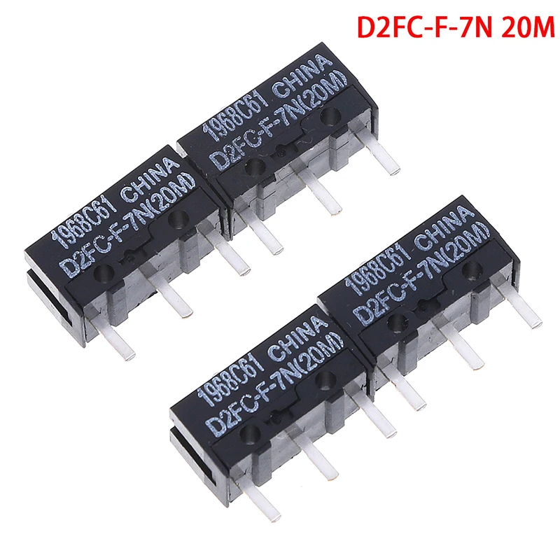 

4pcs D2FC-F-7N(20M) Micro Switch Microswitch For G600 Mouse