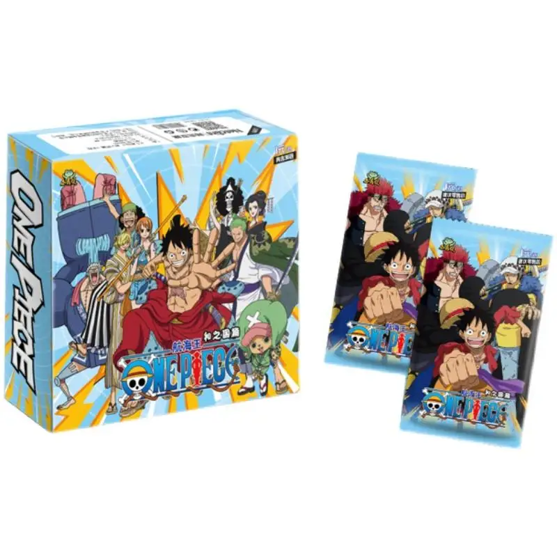 

One Piece Monkey D. Luffy Roronoa Zoro Nami Boa-Hancock Wakanokuni Anime Characters Game Collection Box Card Boys Birthday Gift