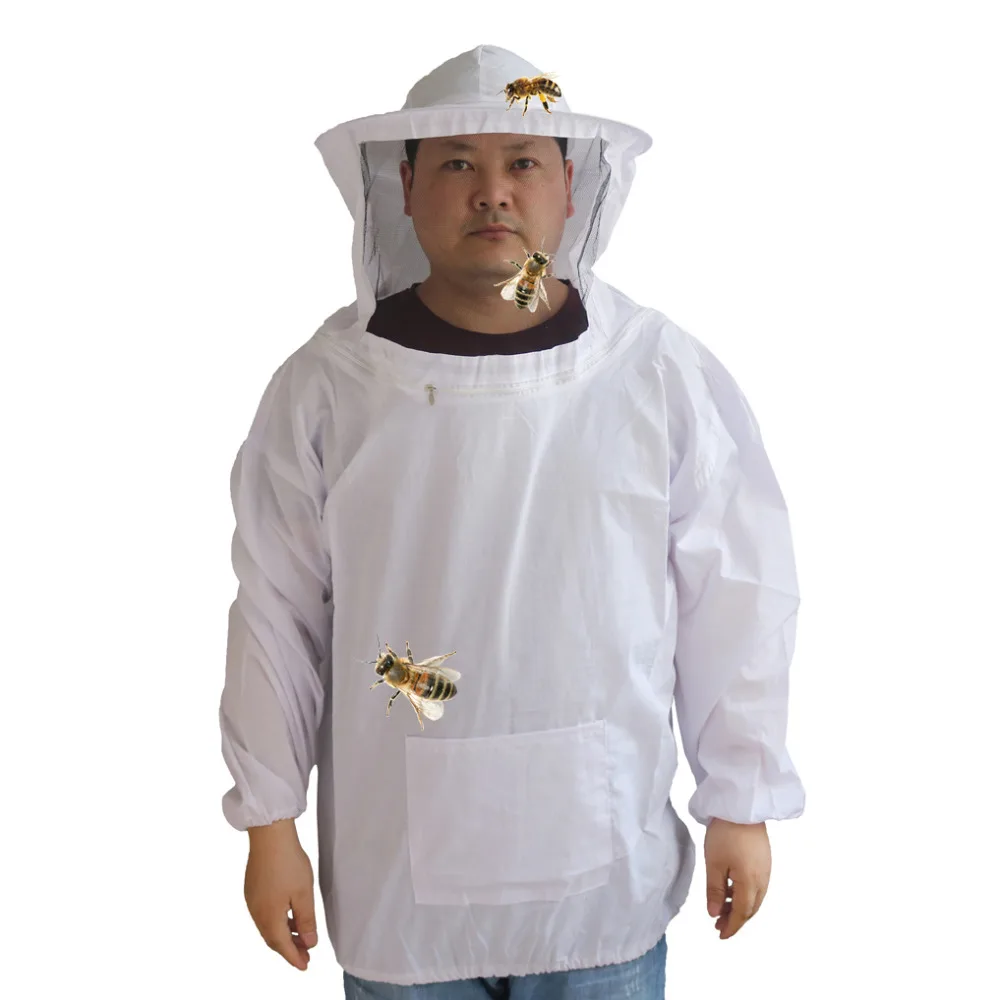 

1 шт., Воздухопроницаемый костюм для пчеловодства с крышкой