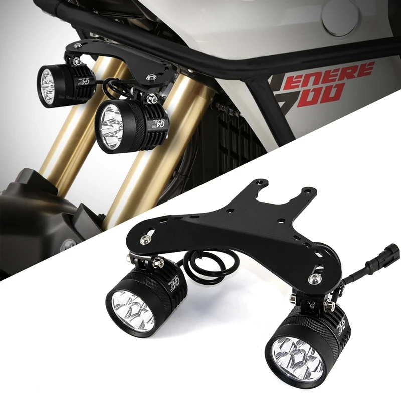 

Motorcycle Fog Lights Auxiliary Bracket Driving Lamp Spotlight Bracket Holder For YAMAHA Tenere T700 XTZ 700 2019-2021