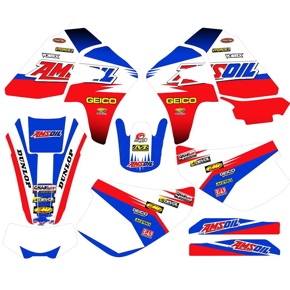 Мотокросс XR 650R 3M Графика наклейки комплекты наклеек для Honda XR650R XR650 2000 2001 2002 2003 2004