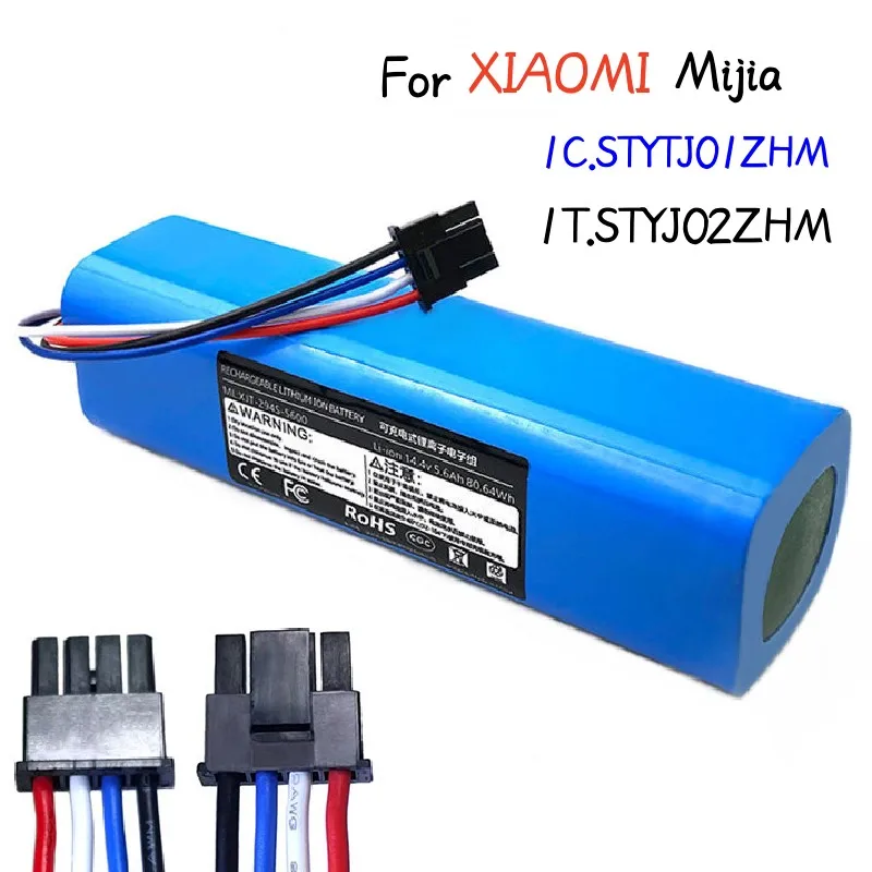 

Литий-ионный аккумулятор высокой емкости для робота-пылесоса xiaomi Mijia 1C 1T 2T STYTJ01ZHM STYTJ02ZHM, мАч