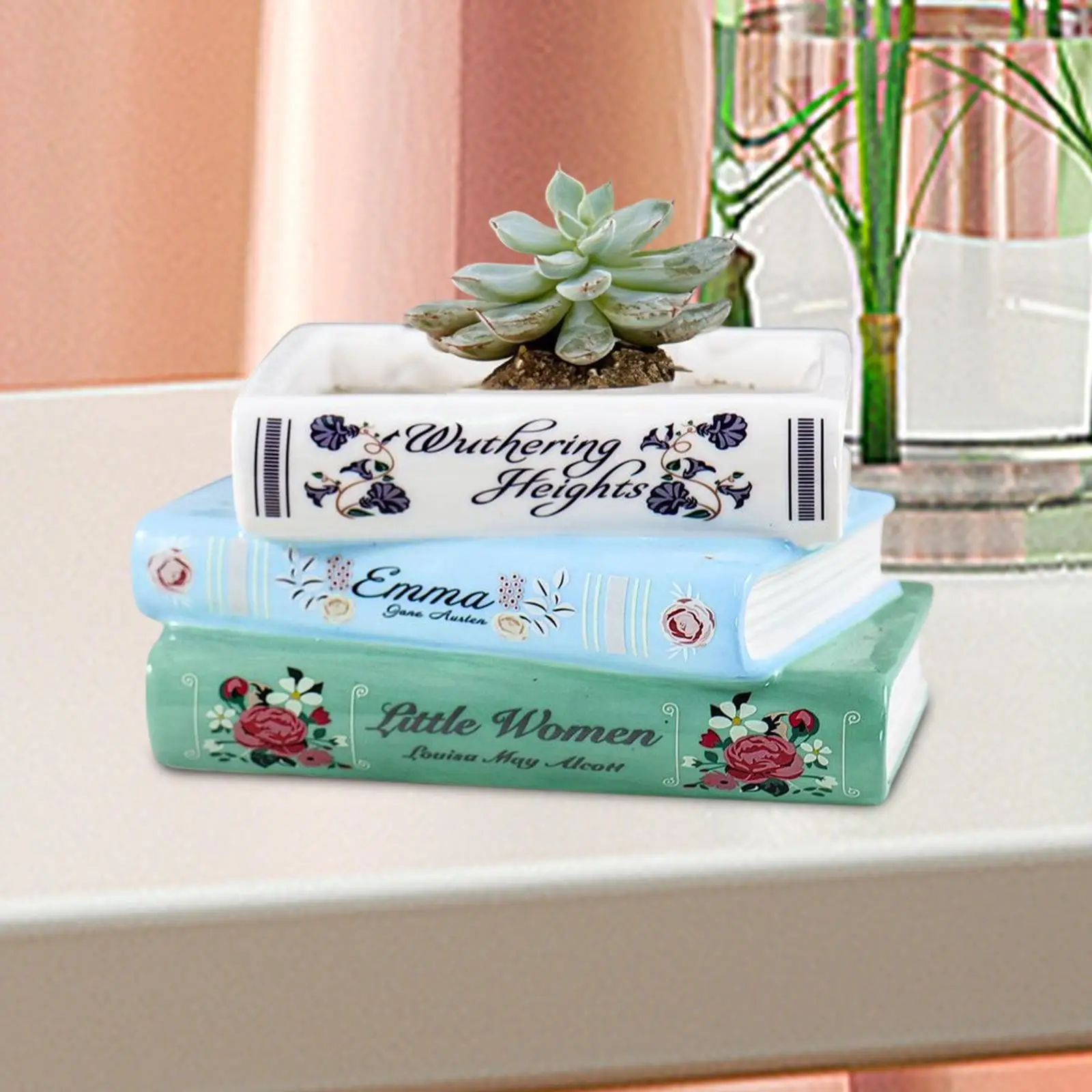 Ваза кактус орнамент скульптура декор статуэтка контейнер цветочный горшок