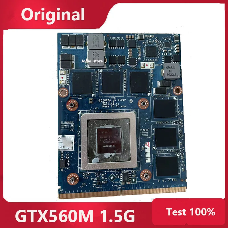  GTX560M GTX 560M N12E-GS-A1 VGA GPU K000127390 PGRAA LS-7191P   TOSHIBA X770 X775 Test 100%