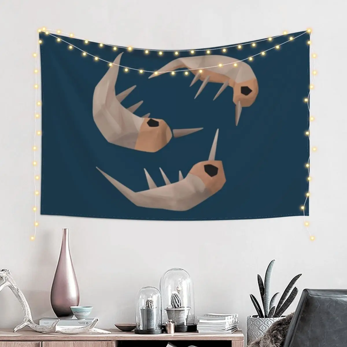 Runescape креветки гобелен эстетика для декора стен комнаты подвесное украшение