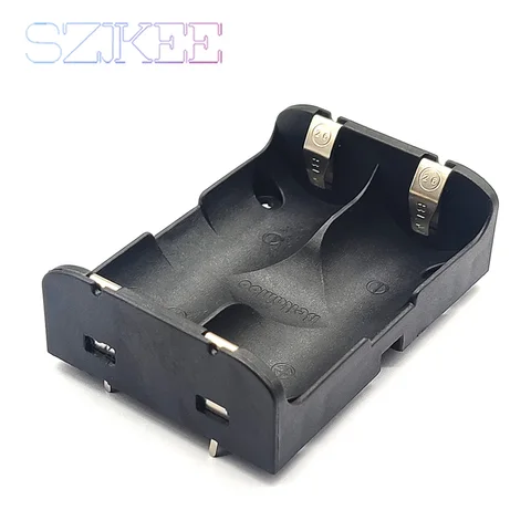 Держатель батареи 26650 со штифтами Печатная плата Перфорированный штифт Батарейный ящик 26650 Чехол для батареи 26650 Коробка для хранения с штифтом 1/2 слота