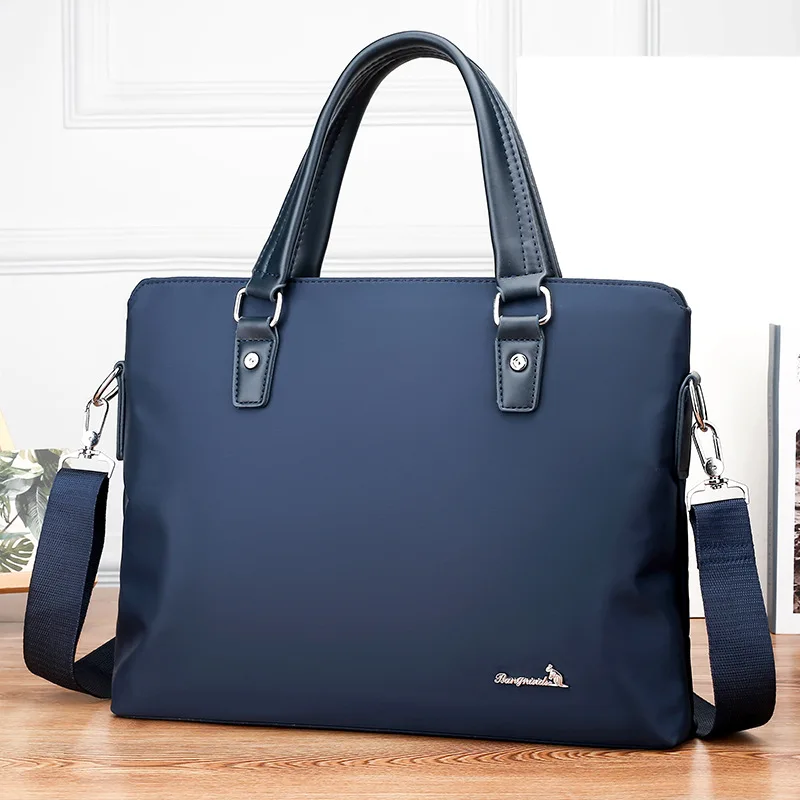 Brand Men's Handbag Laptop Bag Portable Briefcase Business Men's Messenger Bag Office Bag Waterproof Travel Work Shoulder Bag