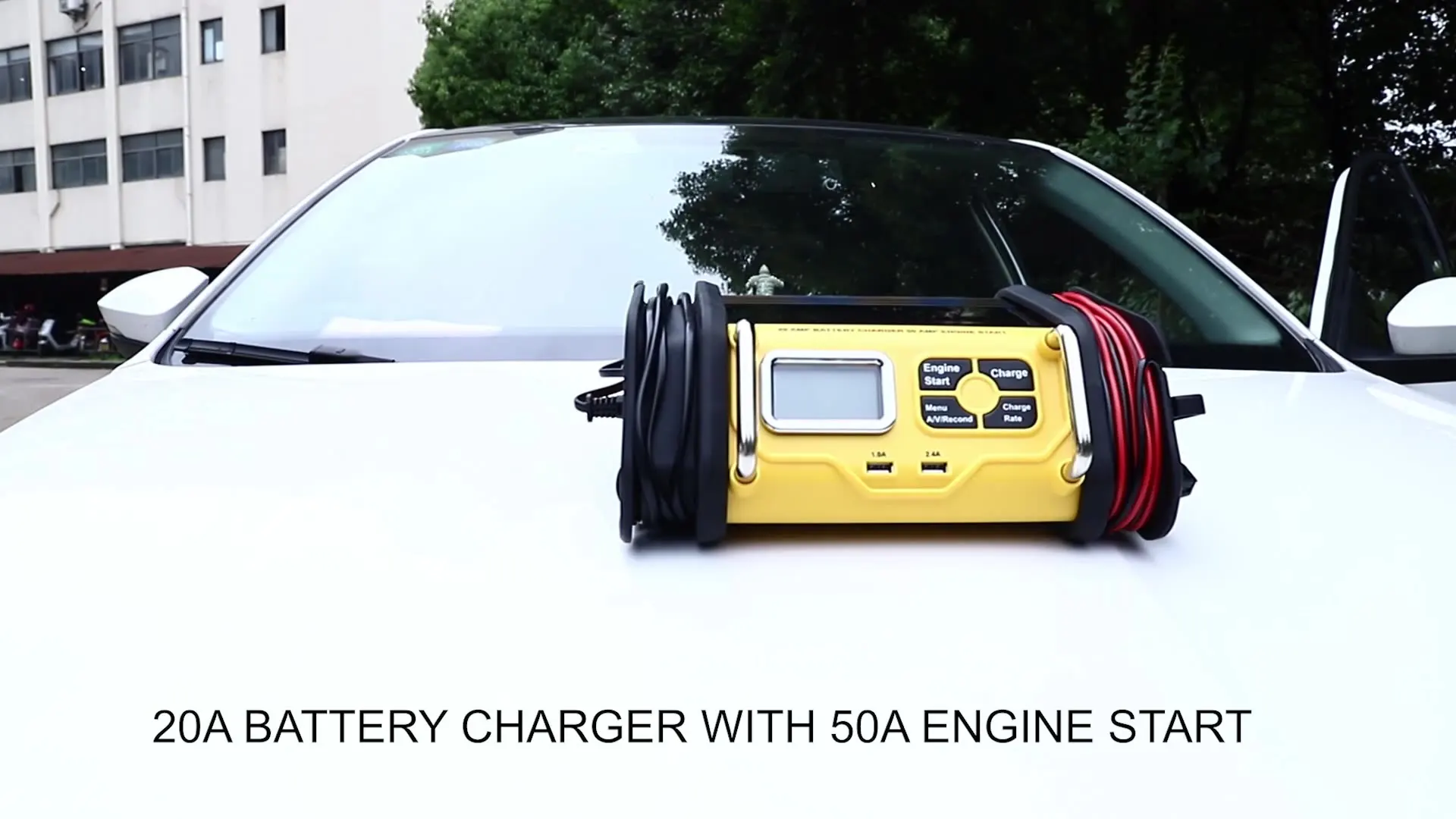 

Tonny 20A 12V Universal Best quality automatic car battery charger Lead acid Battery Charger with 50A engine start