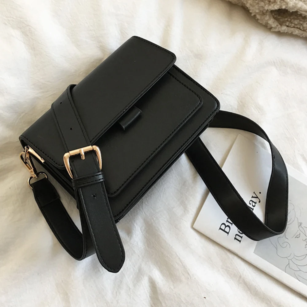 

Ladies Shoulder Bag PU Leather Retro Messenger Bag 2022 New Small Square Bag Ladies Mobile Phone Bag Wallet Funky Female Bags