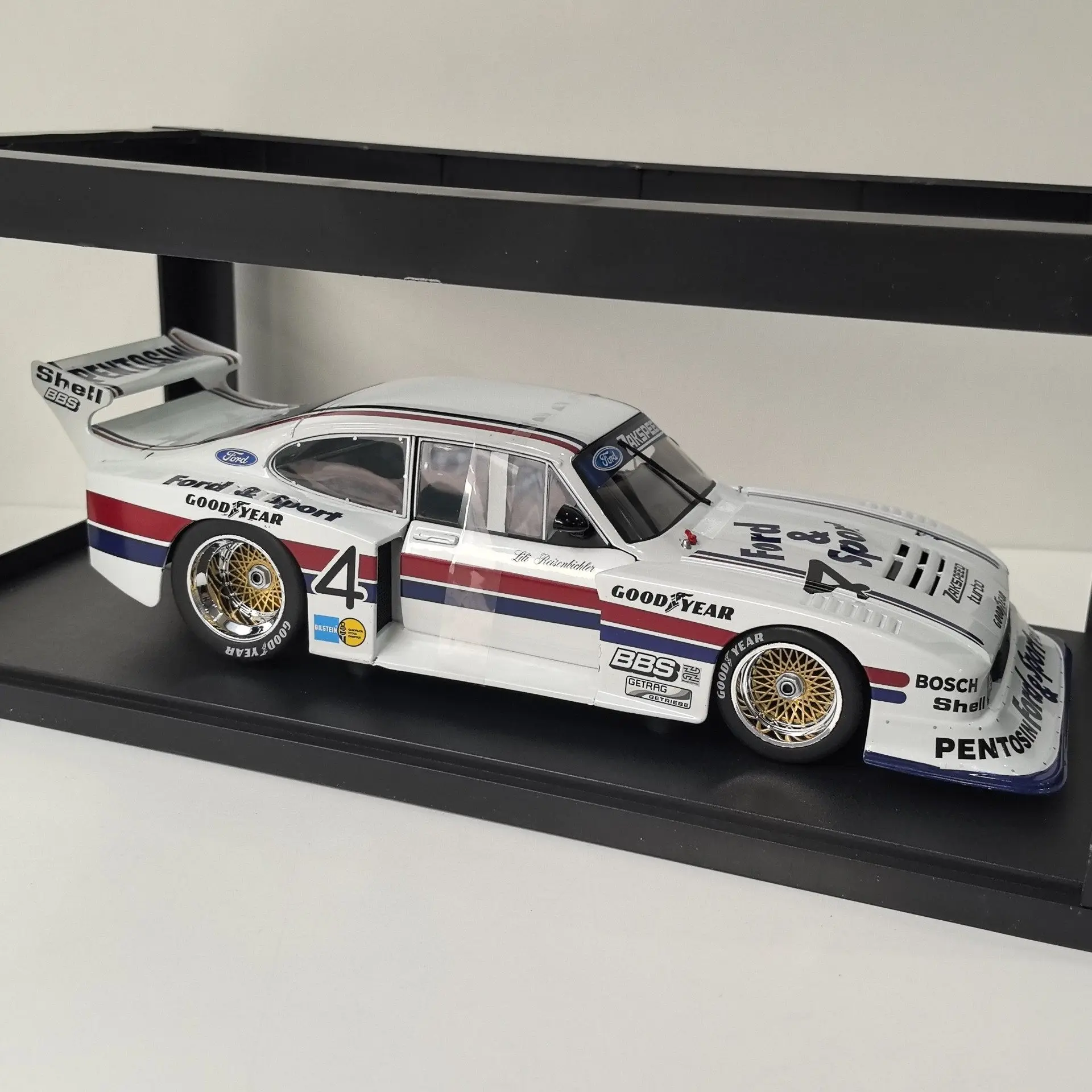 Фото Литой под давлением WERK83 Масштаб 1/18 FORD CAPRI # 4-модель автомобиля Ford Racing Car V7 из сплава №5