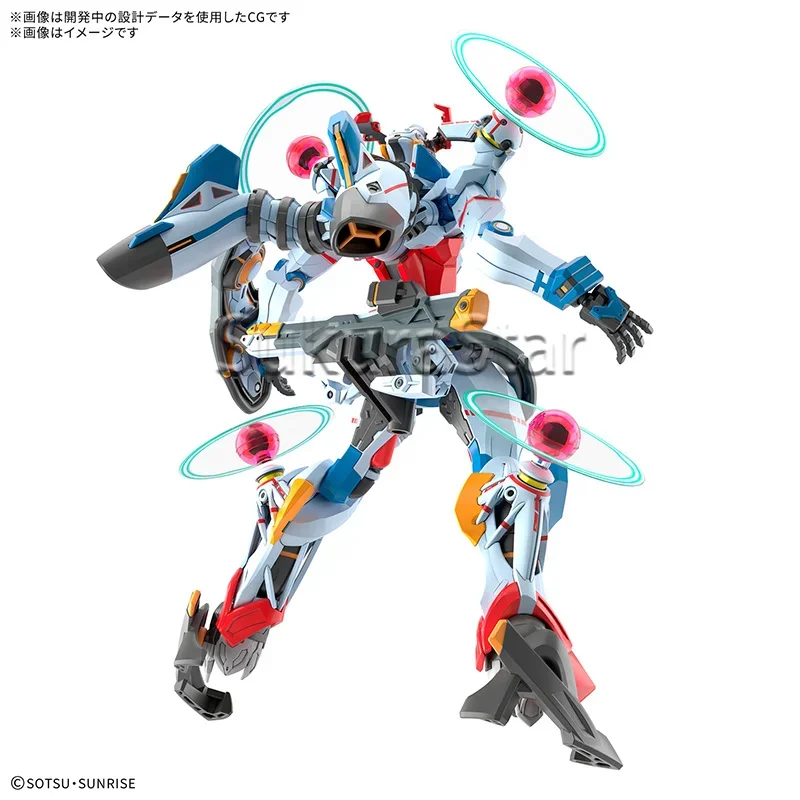 Фото В наличии: Набор для сборки модели Bandai HG 1/144 GQuuuuuuX Endymion Unit Awakened Gundam, коллекционная игрушка в стиле аниме-меха. №1