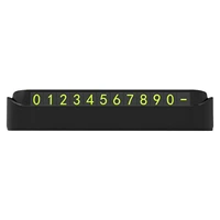 temporary car parking card luminous number plate car parking card hideable moving auto phone number plate temporary stop sign