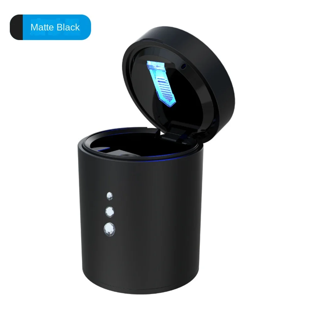 

Convenient Use Diamond Ashtray Portable Led Lamp On-board Ashtray Universal Practical Bling Car Accessories Car Accessories